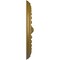 Ekena Millwork Foster Shell Ceiling Medallion (Fits Canopies up to 9 5/8"), Hand-Painted Gold, 15 3/4"OD x 2"P CM15FOGLS - alternate 4
